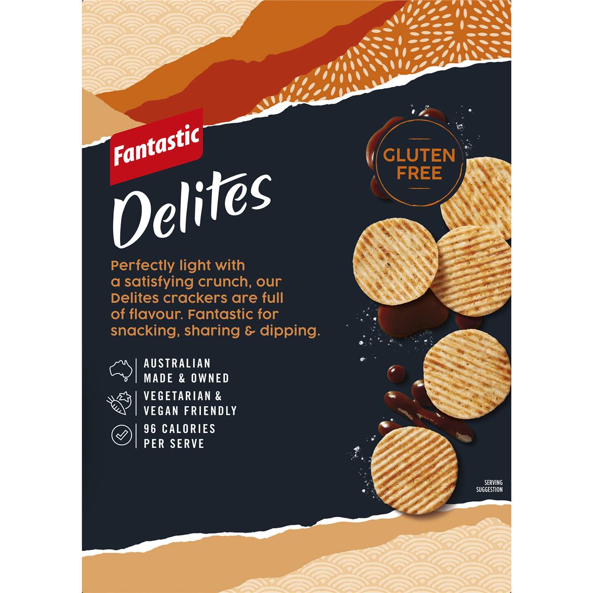 Fantastic Delites Snacks Flame Grilled Bbq 100g