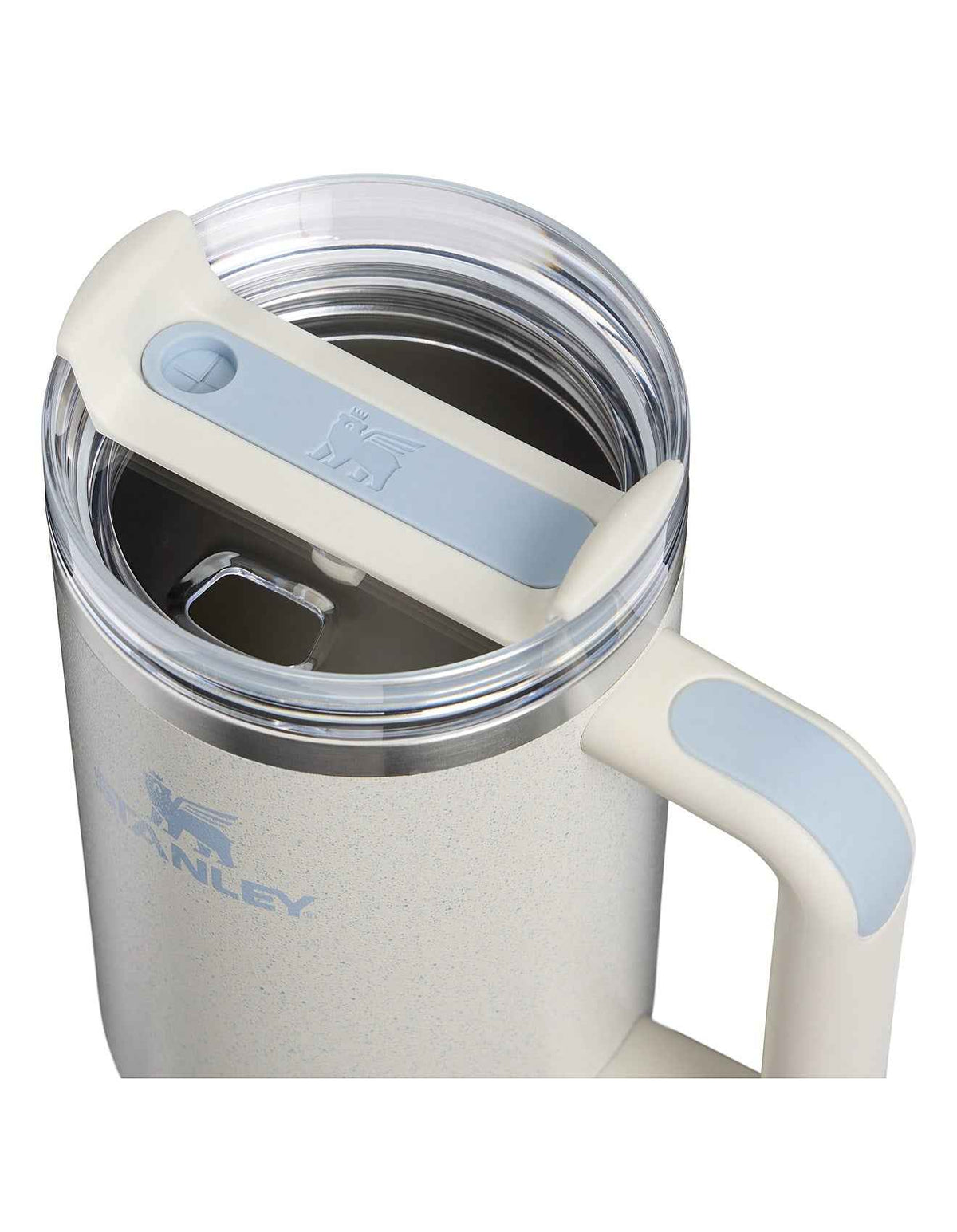QUENCHER H2.O FLOWSTATE TUMBLER 40OZ PALE STONE SPECKLE