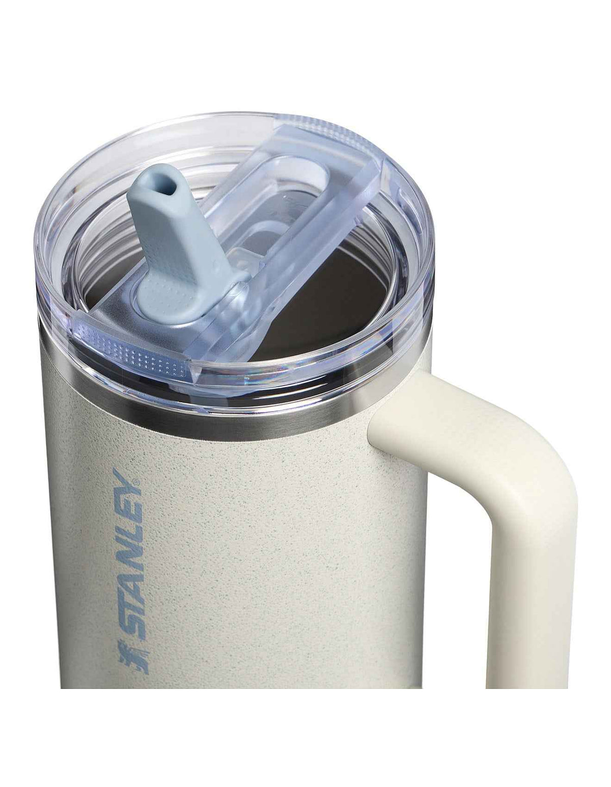 QUENCHER PROTOUR FLIP STRAW TUMBLER 40OZ PALE STONE SPECKLE