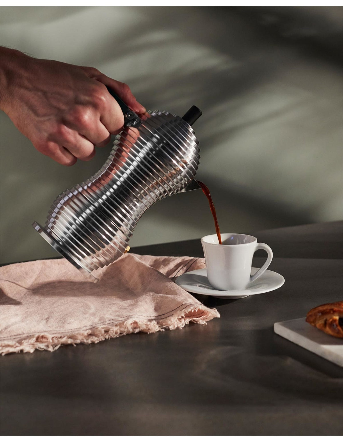 Pulcina Induction Espresso Coffee Maker Black - 3 Cup