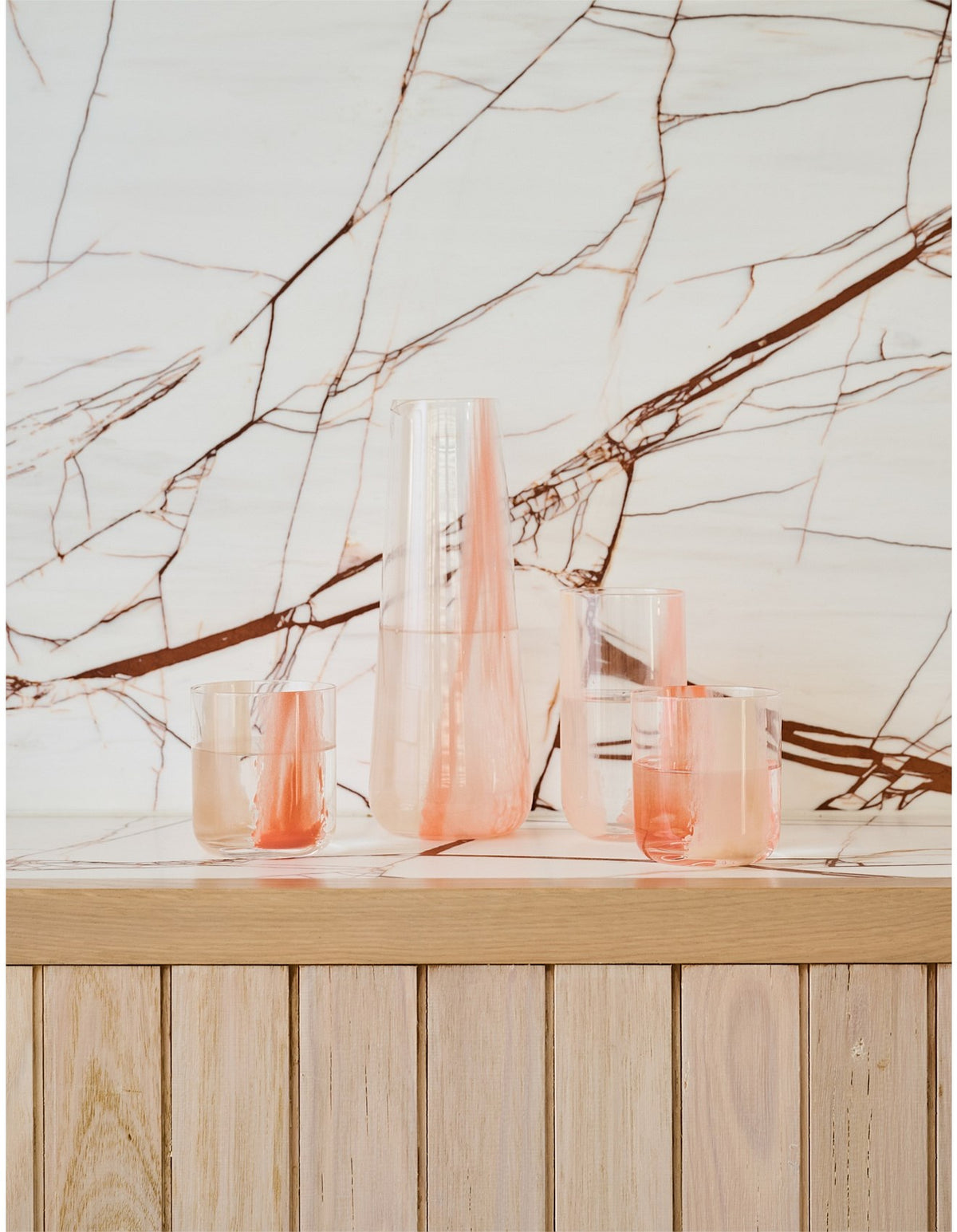 Kaia Set of 4 Tumblers 350ml Petal