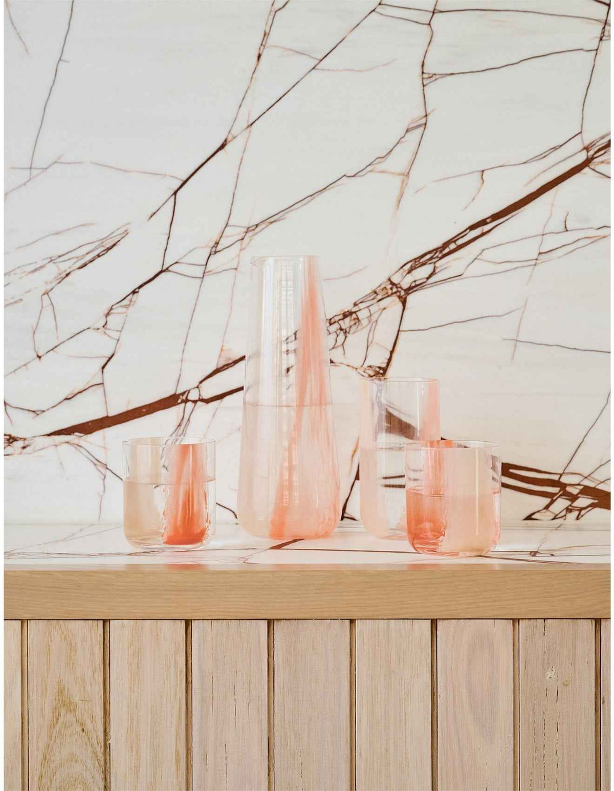 Kaia Set of 4 Tumblers 350ml Petal