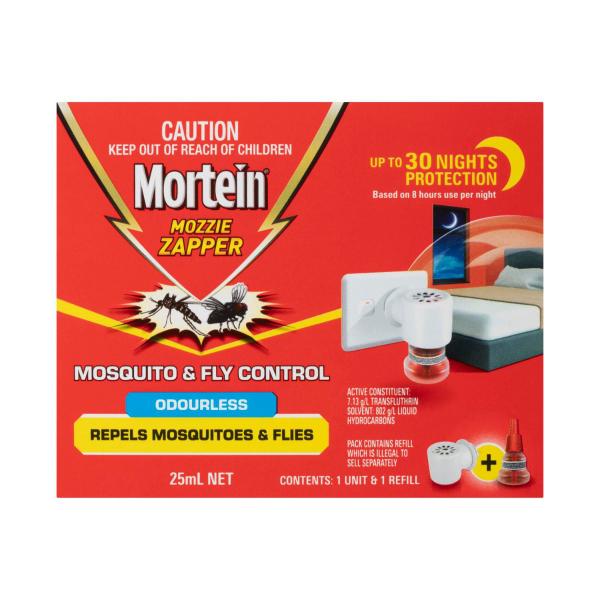 MORTEIN PEACEFUL NIGHTS MOSQUITO & FLY PLUG 25ML PRIME PACK