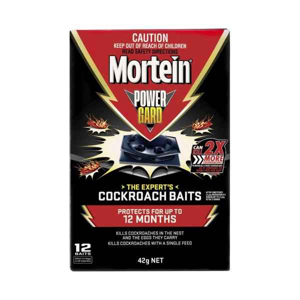 MORTEIN POWERGARD COCKROACH BAITS 12PACK