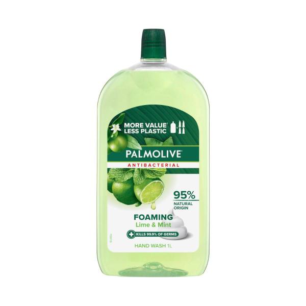 PALMOLIVE ANTIBACTERIAL FOAMING HAND WASH LIME & MINT REFILL 1L