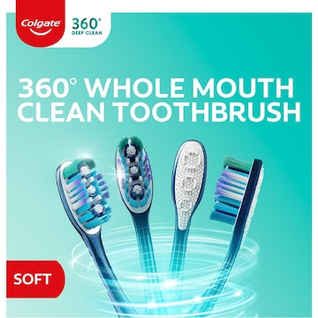 Colgate 360 Deep Clean Toothbrush Soft Value 2 pack