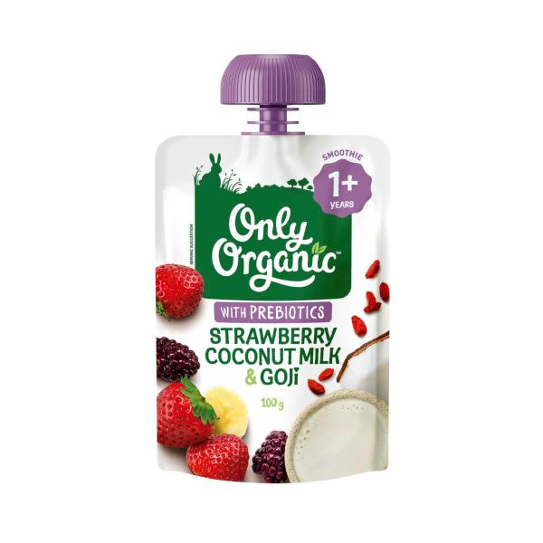 ONLY ORGANIC KINDY COCONUT STRAWBERRY & GOJI