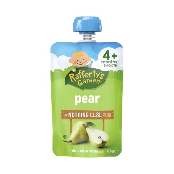 Pear Puree and Nothing Else Baby Food Pouch 4+ Months