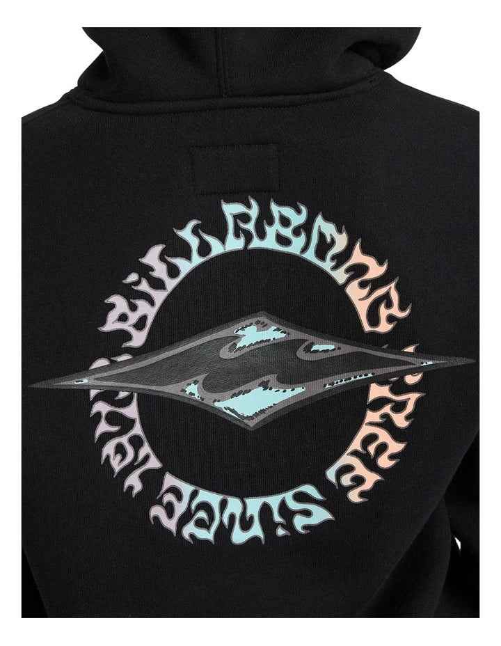 Hallow Dia Pullover Hoodie in Black