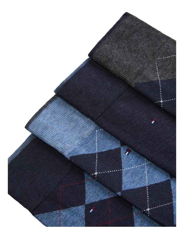 Argyle Crew Socks Pack Of 5 in