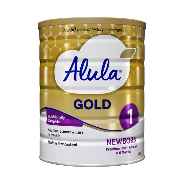 ALULA GOLD NEWBORN 0-6 MONTHS INFANT FORMULA 900G