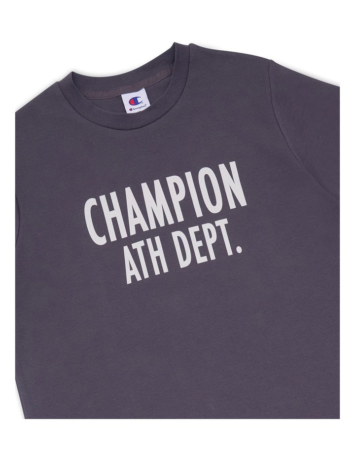 Base Graphic Tee in Grey