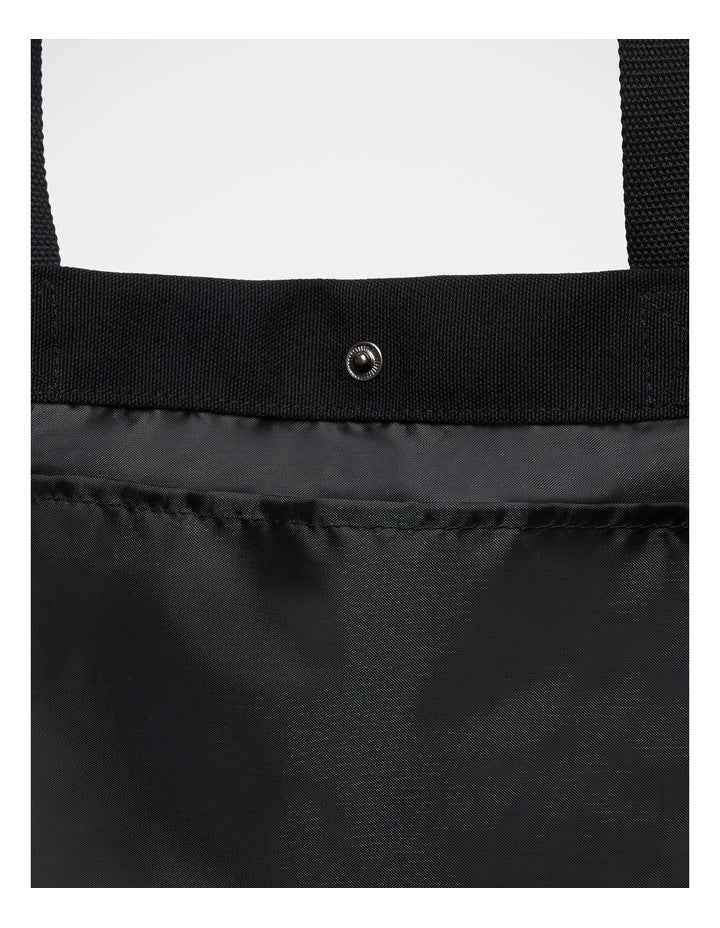 Tonal C Tote Bag in Chblk_Black