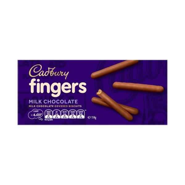 Fingers Milk Chocolate Biscuits