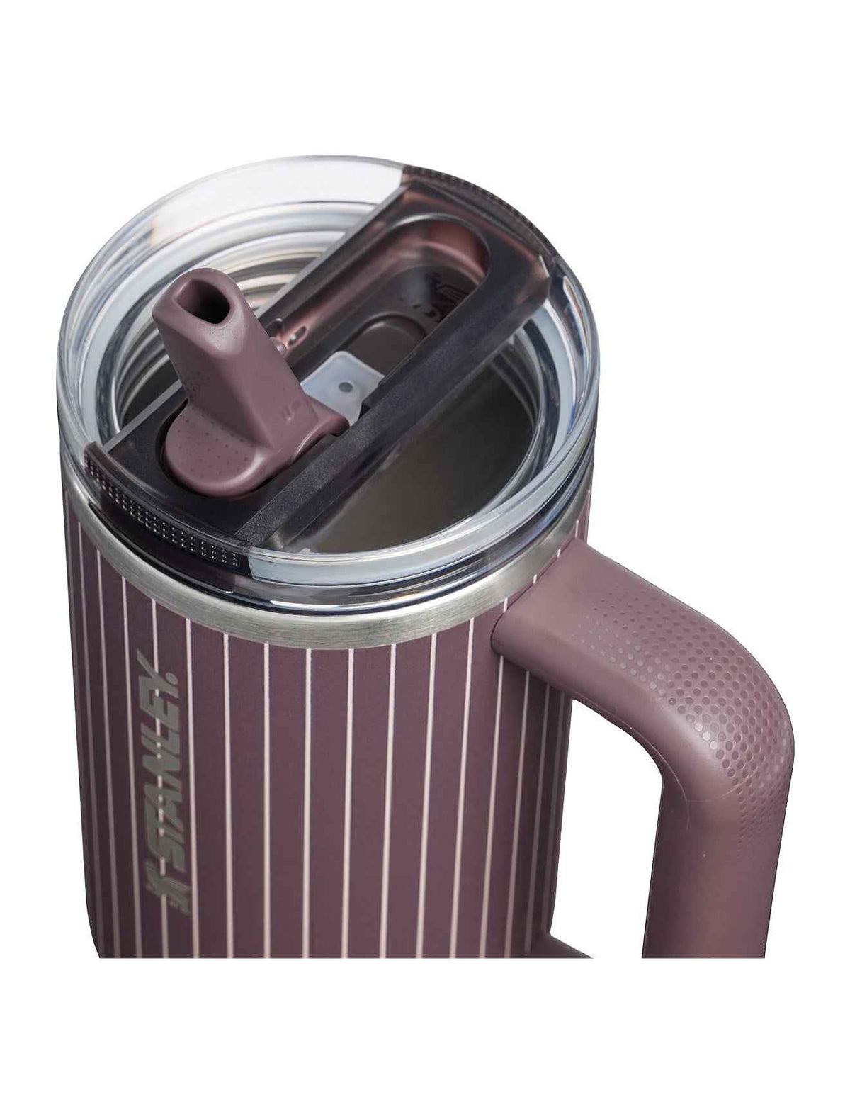 QUENCHER PROTOUR FLIP STRAW TUMBLER 30OZ FIG PINSTRIPE
