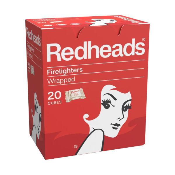 REDHEADS WRAPPED FIRELIGHTERS