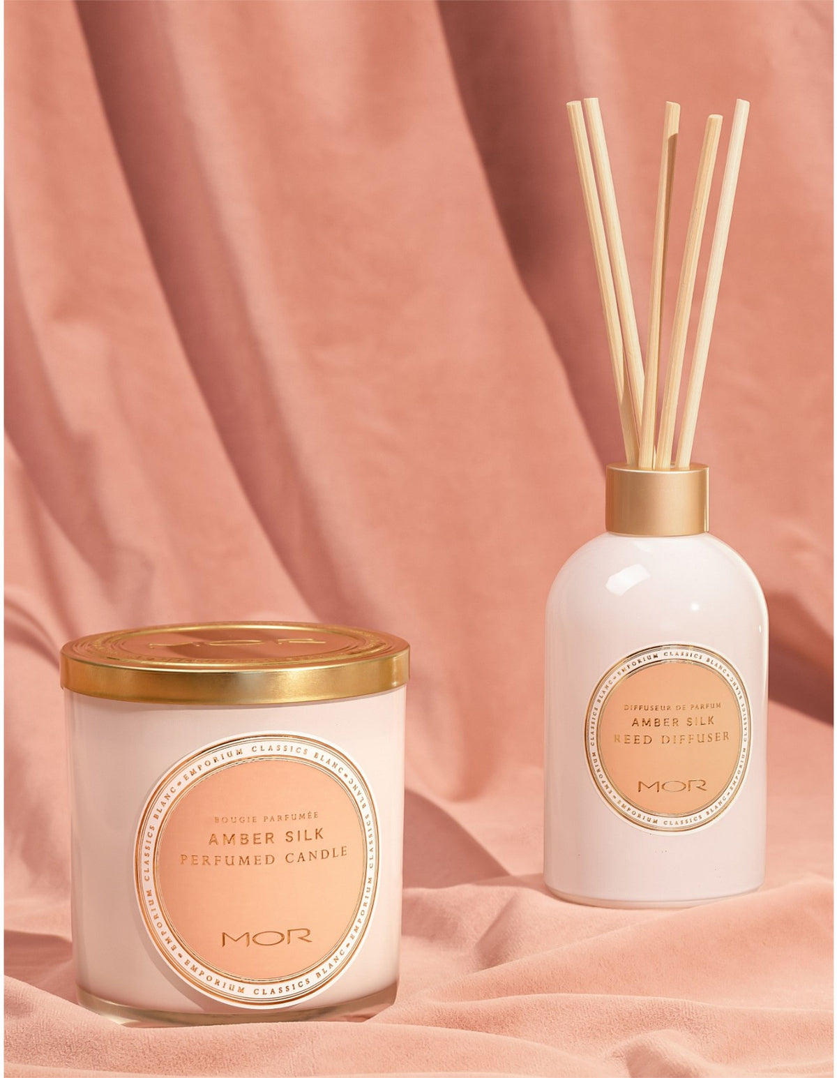 Amber Silk Perfumed Candle 380g