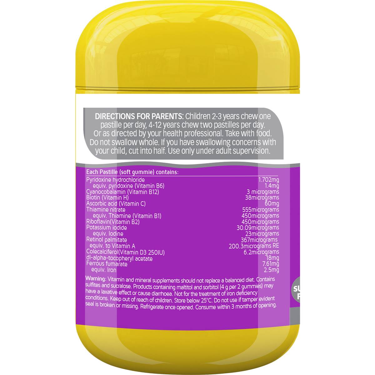 Nature's Way Kids Smart Vita Gummies Multivit + Iron Pastilles 40 Pack