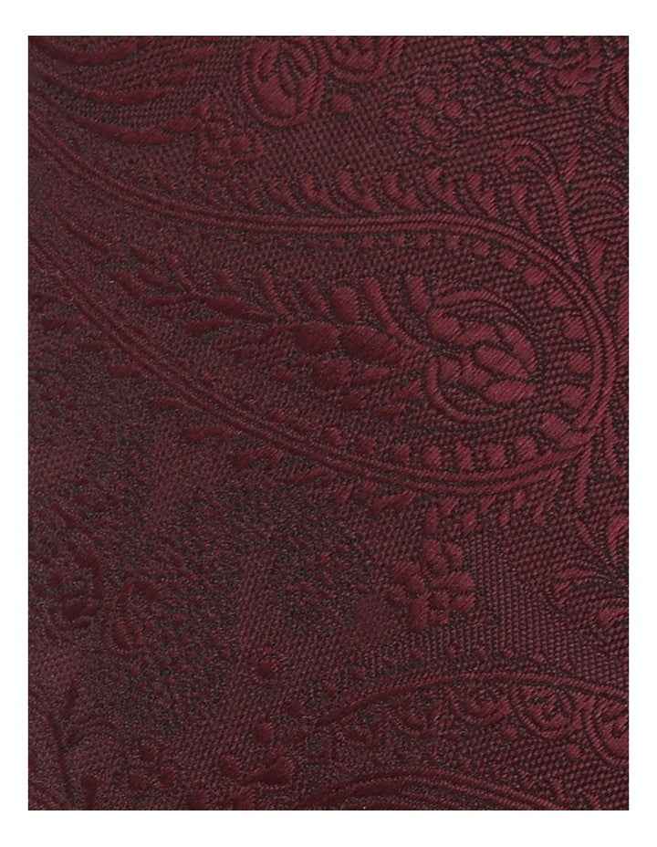 PAISLEY Tie in Burgundy