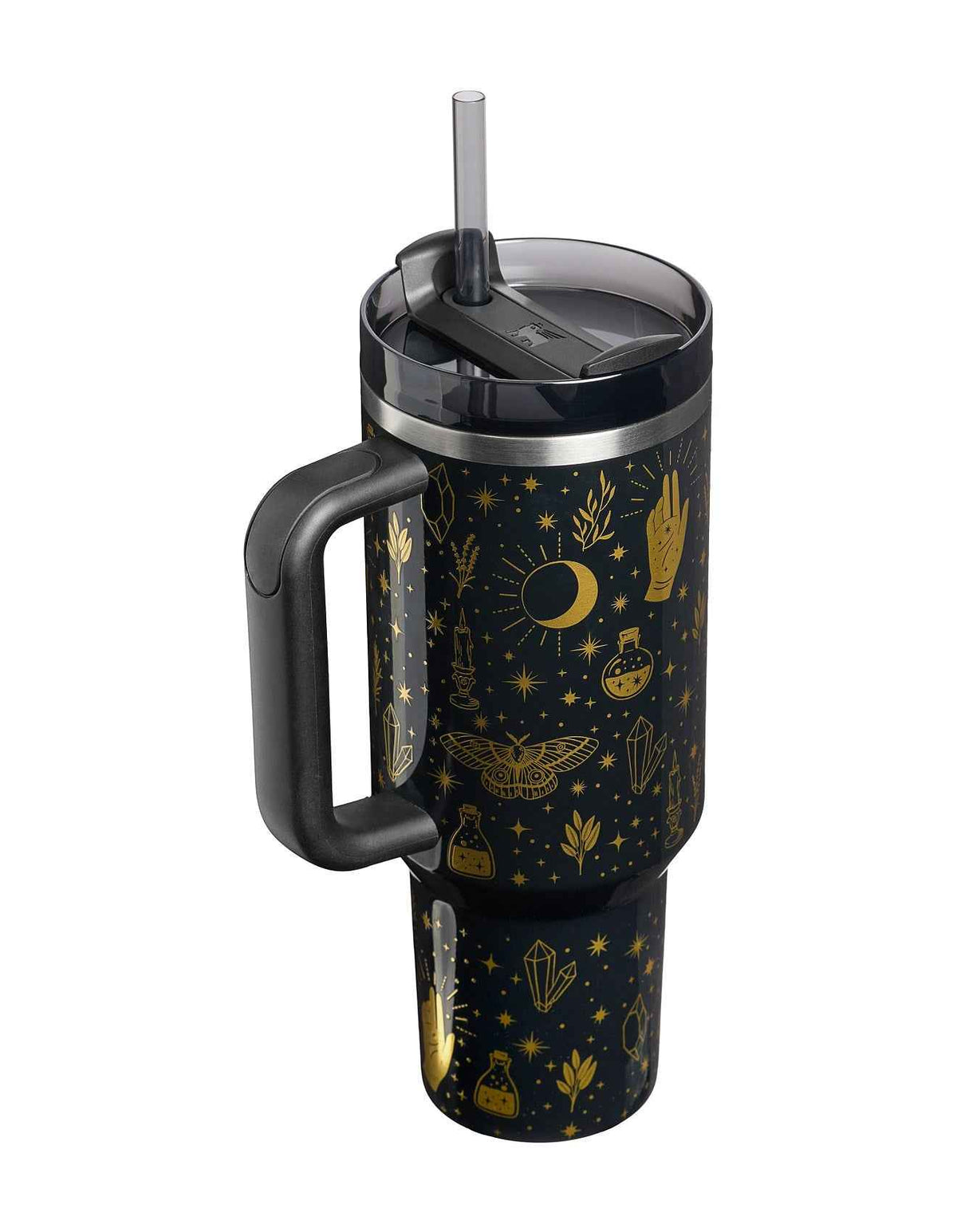 QUENCHER H2.O FLOWSTATE TUMBLER 40OZ BLACK MAGIC