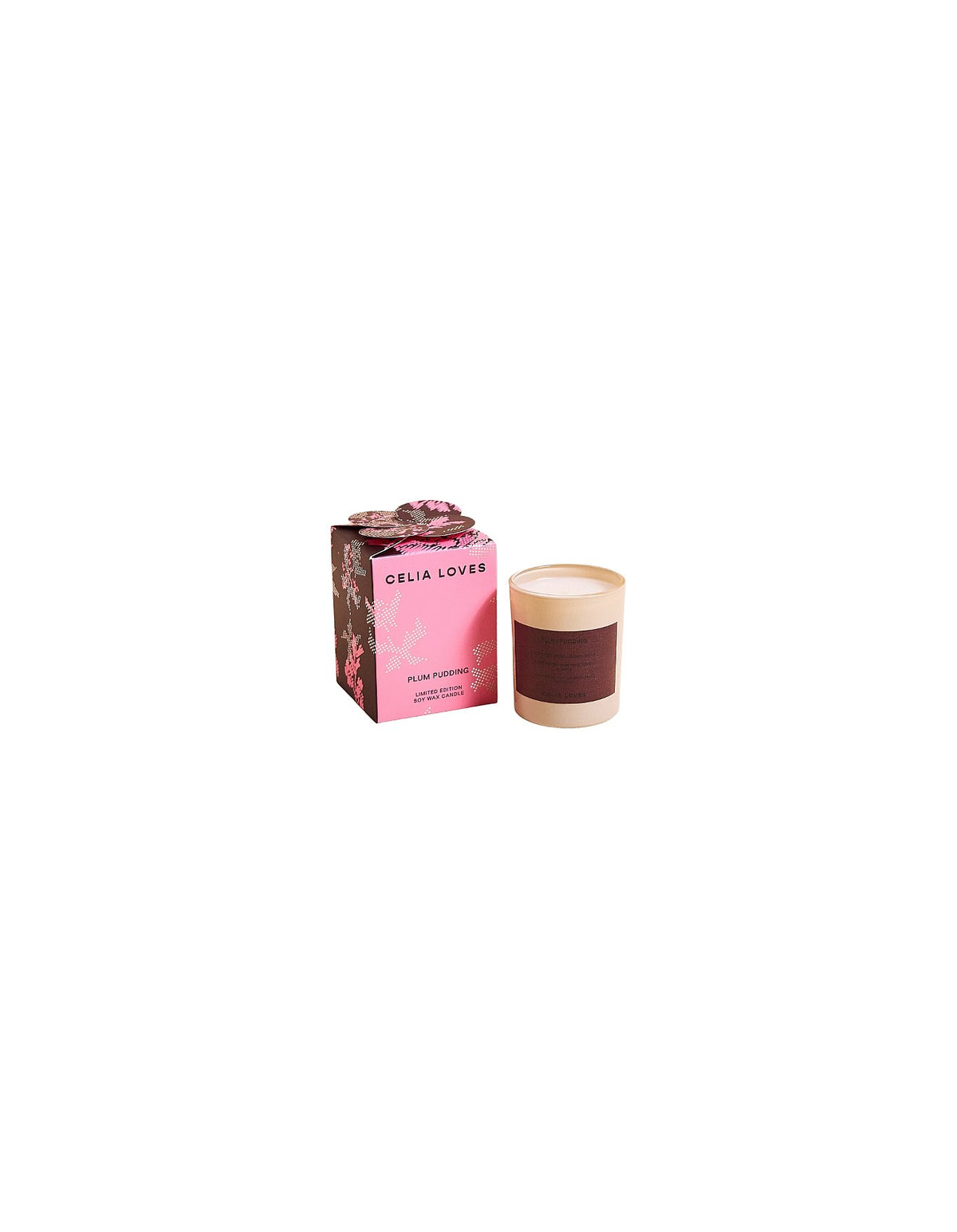 Plum Pudding Mini Soy Candle 95g