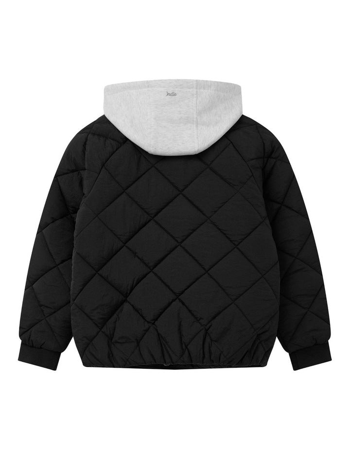 The Columbia Jacket (8-16 Years) in Solid Black