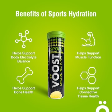 VOOST Sport Lemon & Lime Effervescent Tablets 10 pack