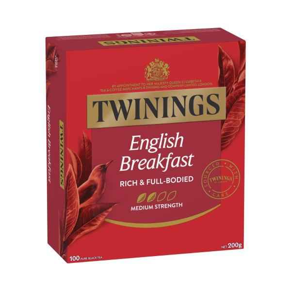 English Breakfast Tea Bags 100 Pack