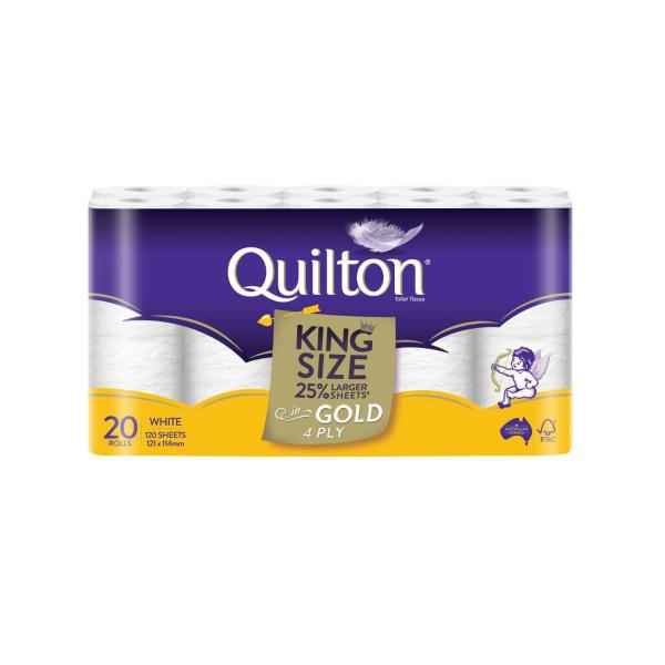 King Size Gold 4 Ply Toilet Tissue
