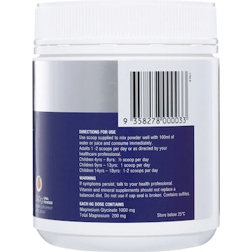 Vitaceuticals Magzorb Magnesium Glycinate 1000mg Powder 240g