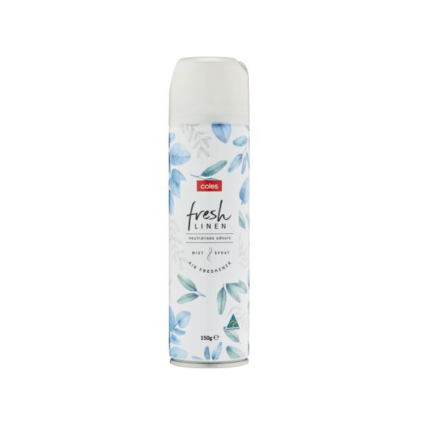 COLES AIR FRESHENER FRESH LINEN 150GRAM