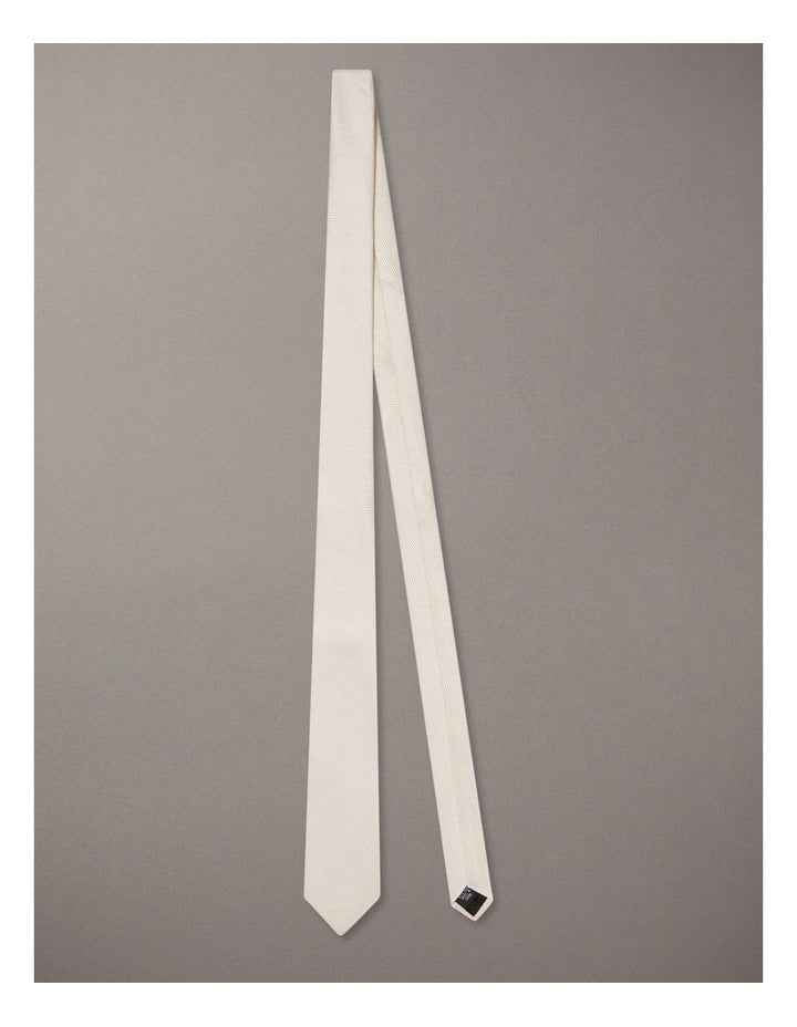 Grenadine Silk Tie in Bone