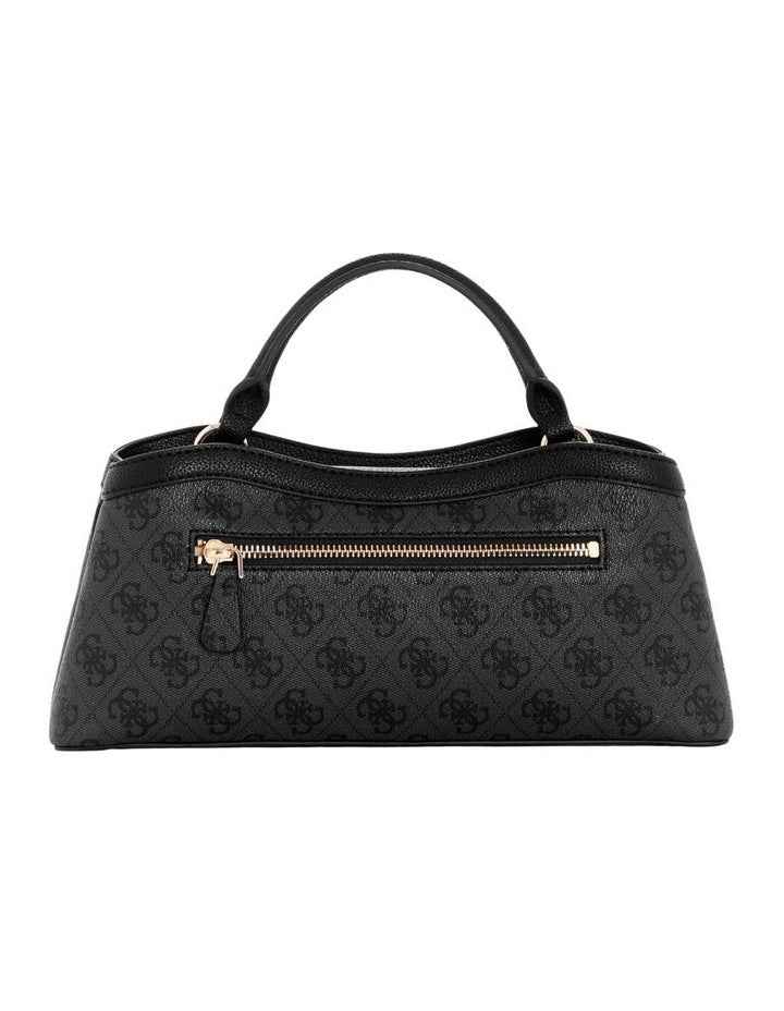 Lindsey Satchel Bag in Coal Logo