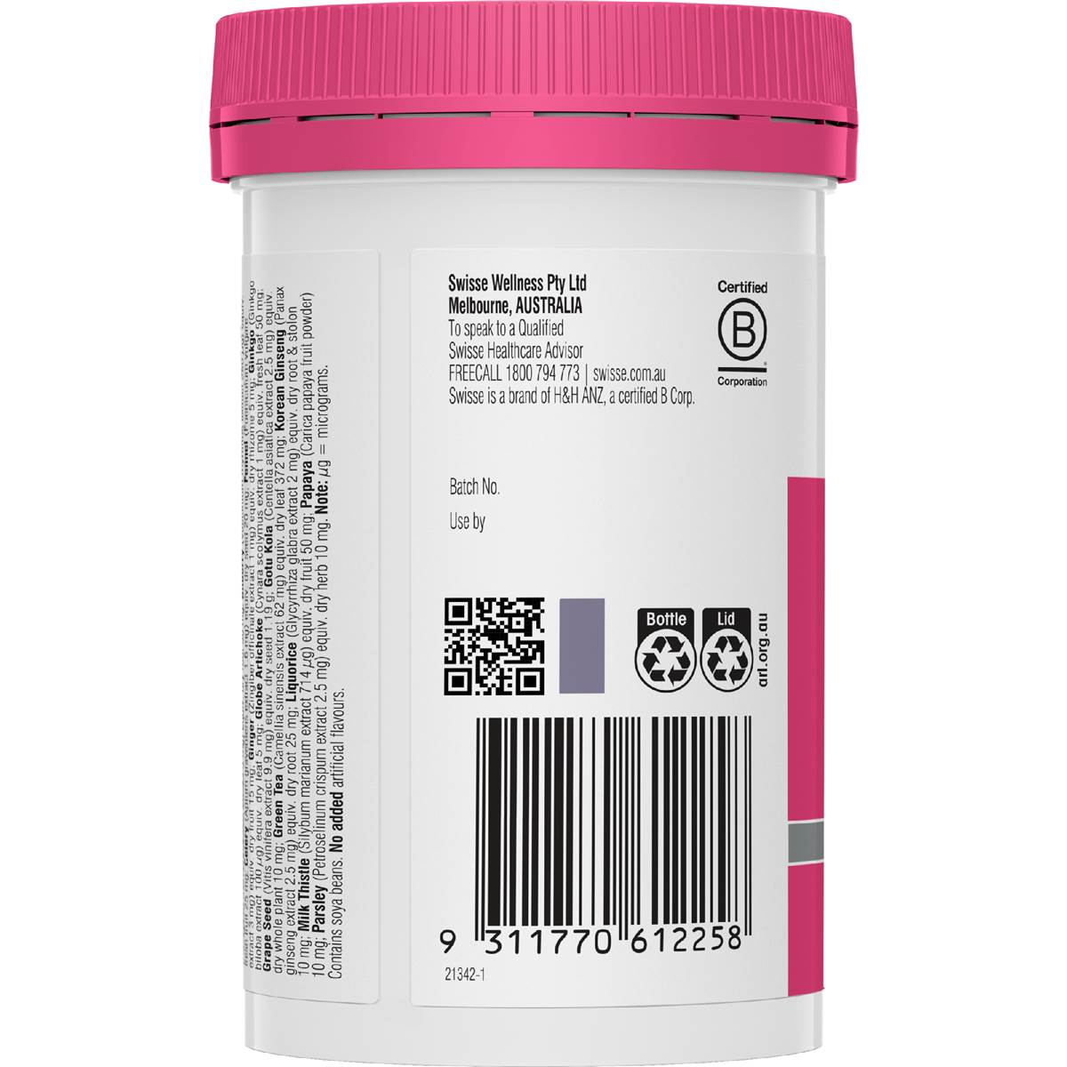 Swisse Ultivite Women's Multivitamin Tablets 100 pack