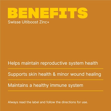 Swisse Ultiboost Zinc+ Tablets 120 pack