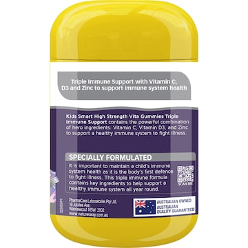 Nature's Way Kids Smart High Strength Vita Gummies Triple Immune Support 50 pack