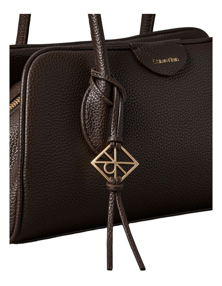 Emblem Trio Shoulder Bag in Chocolate
