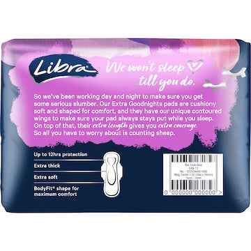 Libra Goodnights Pads 10 pack
