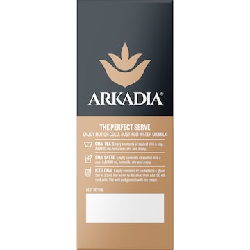 Arkadia Chai Tea Vanilla 8 pack