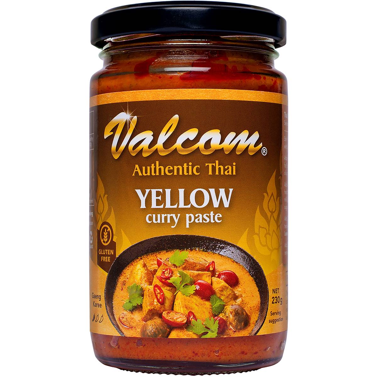 Valcom Paste Yellow Curry 230g