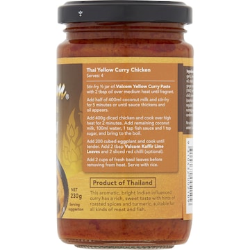 Valcom Paste Yellow Curry 230g