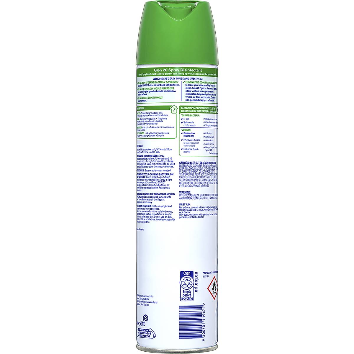 Glen 20 All-In-One Citrus Breeze Disinfectant Spray 490g