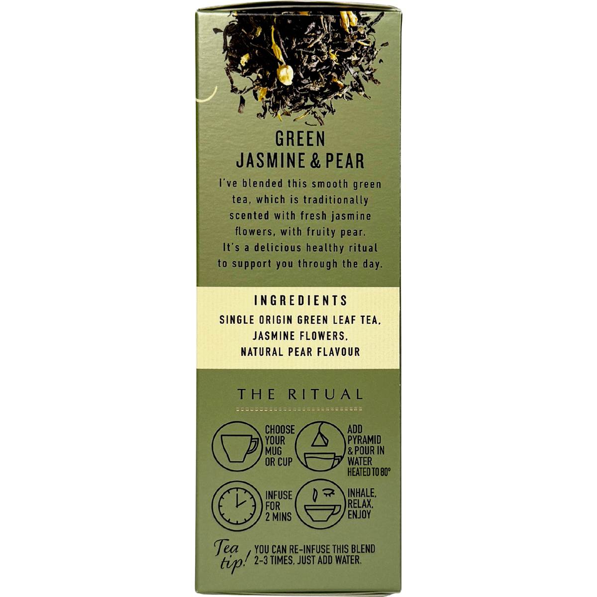 Madame Flavour Green Jasmine & Pear Tea Pods 18 Pack