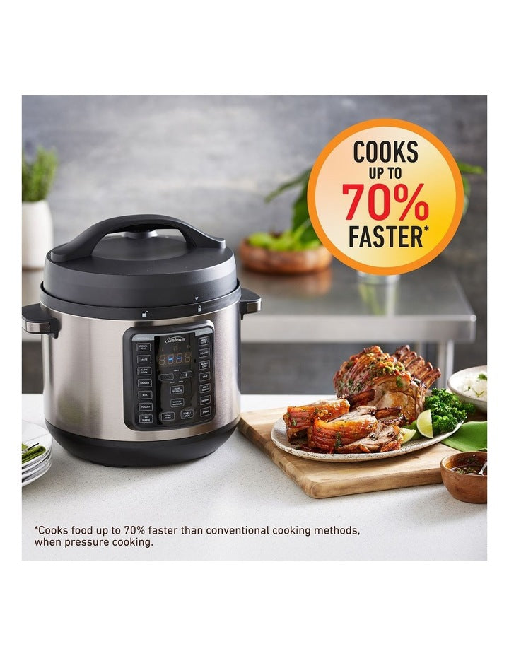 Express Pressure Multicooker XL 7.6L PEM3000SS in Stainless Steel
