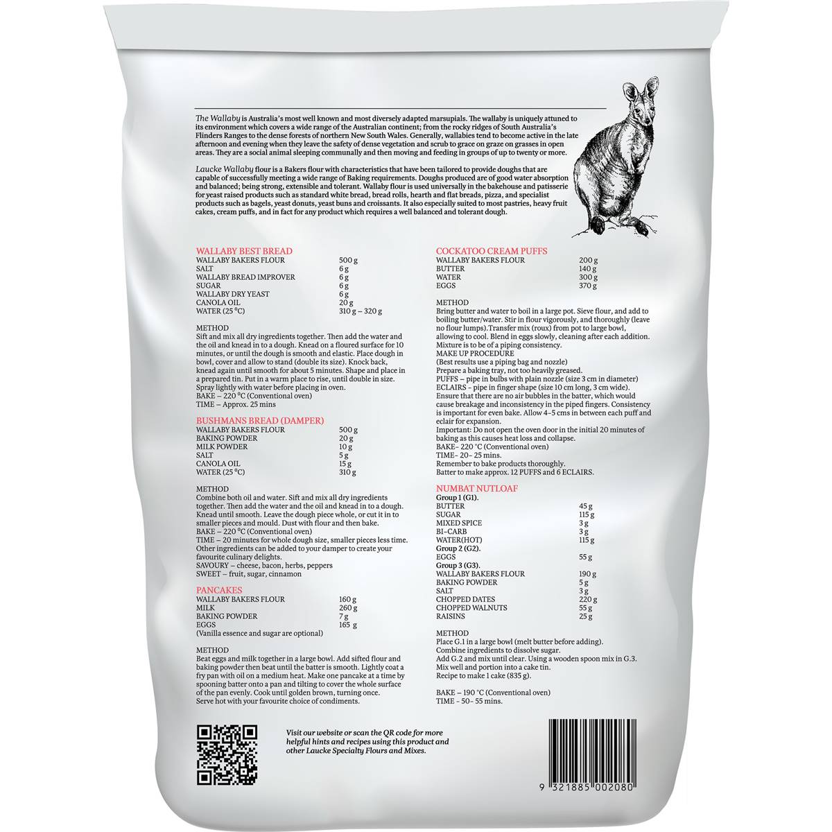 Wallaby Bakers Flour 5kg