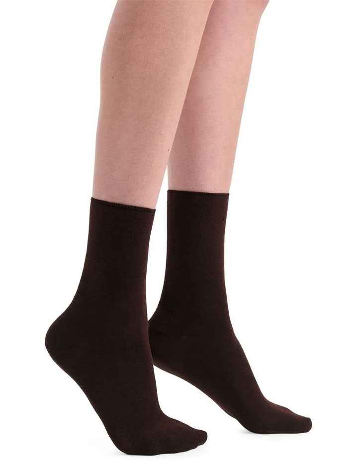 Comfort Top Sock in Mahogany