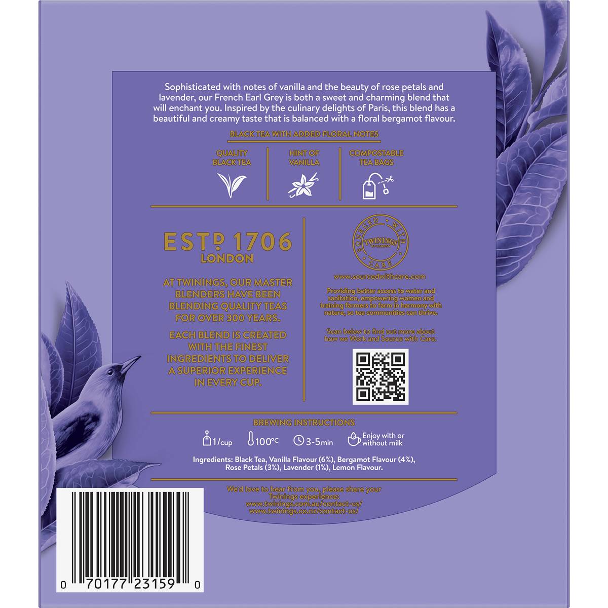 Twinings French Earl Grey 80 Pack