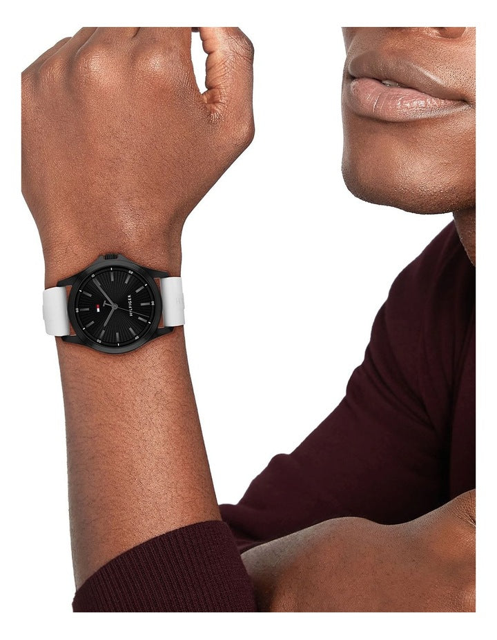 Bruce Silicone Dial Watch in White
