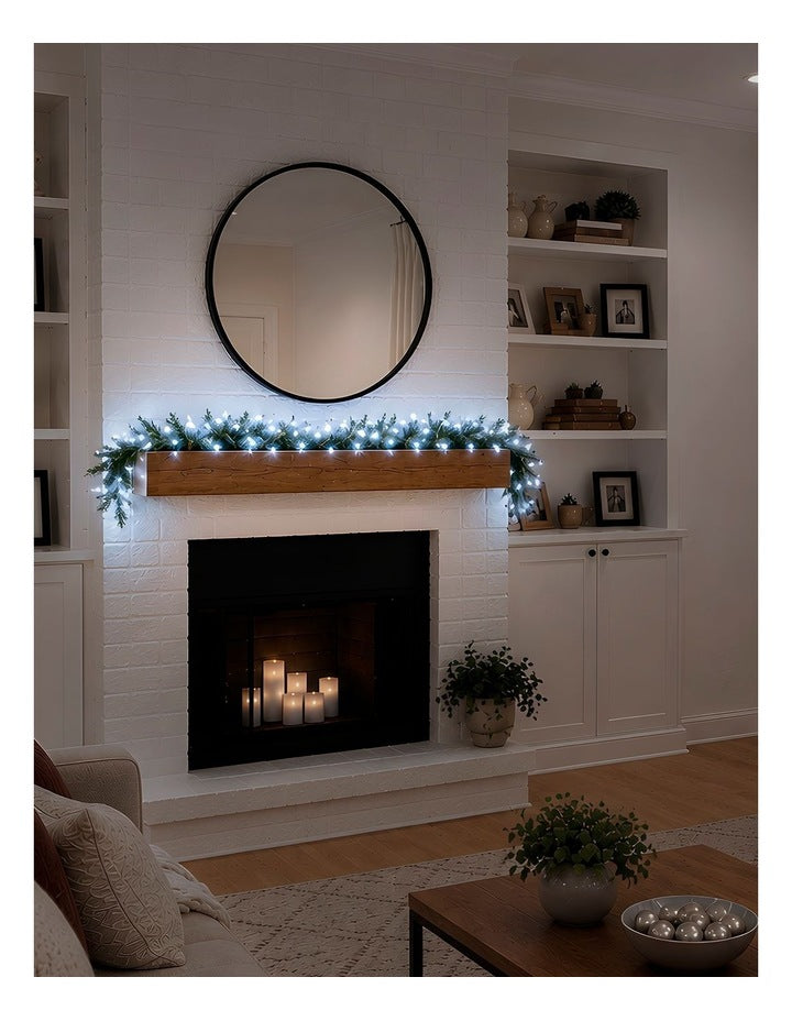 100 LED Cool White Elite Multifunction Fairy Lights