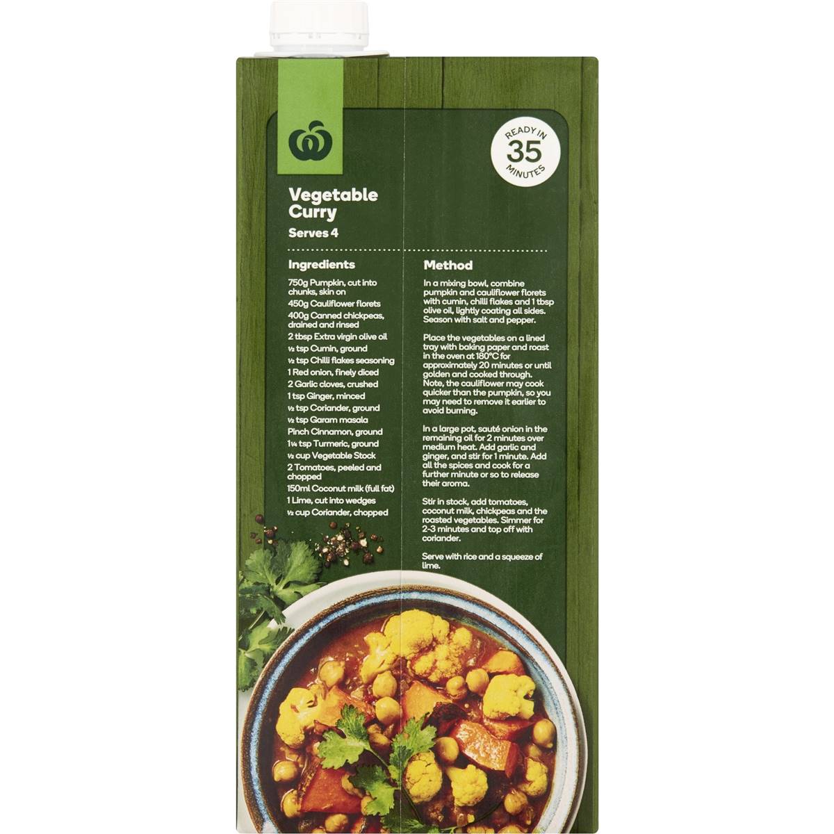 Woolworths Vegetable Liquid Stock 1l